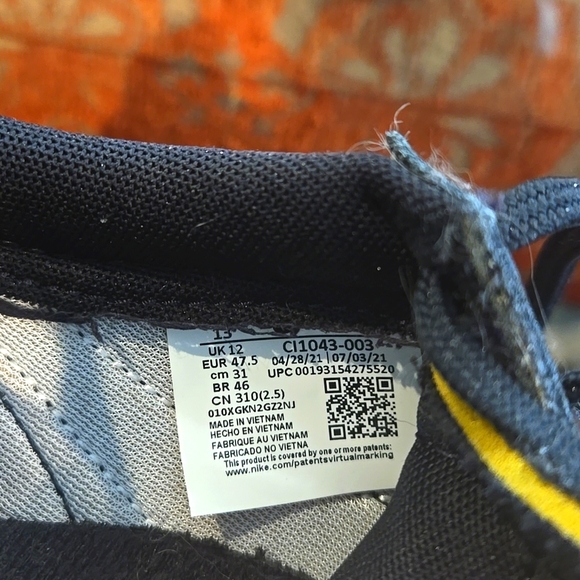 Nike Air Tailwind 79 SE Shoes Black CI1043-003 Men's Running sneak size 13 - Picture 5 of 6